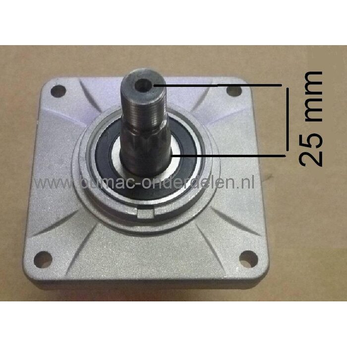 Rechter Mesas met Lagerhuis en lagers Compleet voor MTD - Yardman - Wolf - Cub Cadet - White en Bolens Zitmaaier