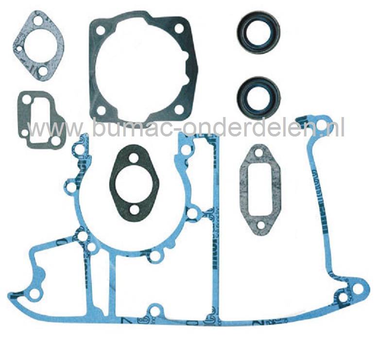 Pakkingen voor Husqvarna / Partner K650 Motorslijper - Bandenzaag - Doorslijpmachine, Pakkingset voor Husqvarna - Jonsered - Partner - Mc Culloch, Set Dichtingen voor Doorslijpers - Bandenslijpers