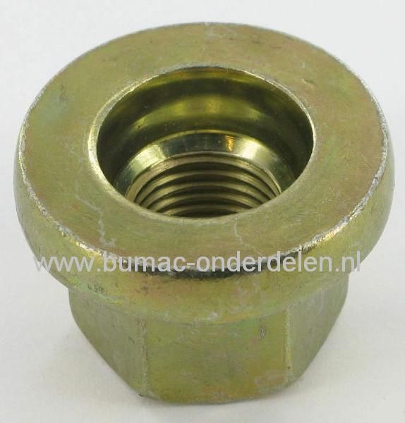 Moer met 9/16-18 UNF Draad voor Husqvarna - Partner - Lazer - Wizard - Jonsered en Mcculloch Zitmaaier