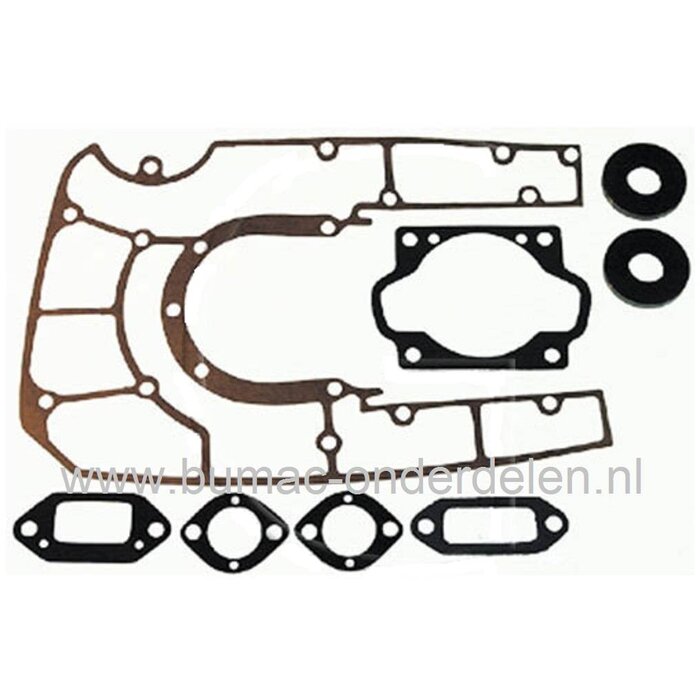 Pakkingset voor Echo CS701SVL - CS601S en CS601SVL Kettingzagen, Set Pakkingen voor Echo en Shindaiwa Kettingzaag - Motorzaag, Diverse Dichtingen voor Echo - Shindaiwa 2 Takt Motoren