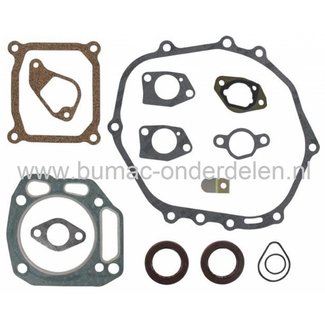 Pakkingset GGP Motoren WM 12 - WM 12,5 - WM 14 Castelgarden X1 - Stiga Primo - Mountfield 1125M, Zitmaaier, Frontmaaier, Tuintrekker, Dichtingsset, Pakkingen, Dichtingen, Alpina