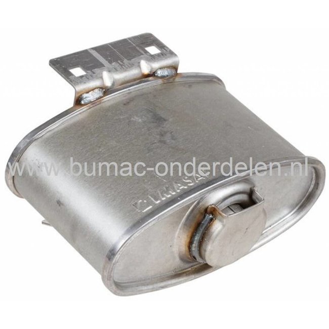 Uitlaat B&S voor Zitmaaiers, Frontmaaiers, Tuintrekkers, Castelgarden XD98 en XD140 - Twin Cut PDC140 - XDC135HD - XDC140 - XDC140HD, Stiga Estate Tornado - Estate Master HST - SC84 - SC8414 - SD98, Mountfield T30M - 1430 - 1430H, Briggs and Stratton