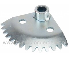 Tandheugel voor Castelgarden F72, Tandsegment voor de Stuurinrichting van Stiga - Castel Garden - Alpina - Mountfield Zitmaaiers met een Maaibreedte van 72 Cm, Opvang, Mulch, Zijuitworp, Stiga, Mountfield, Tand Heugel