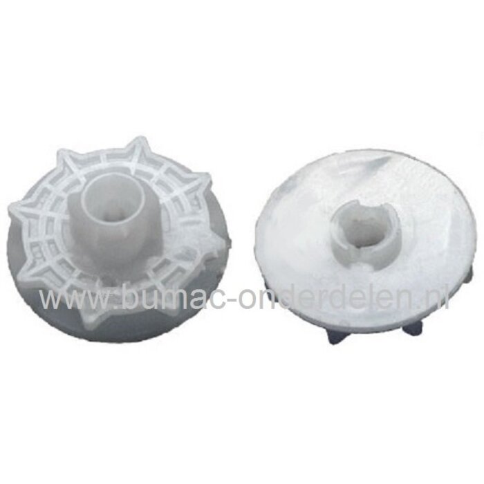 Starterpoelie voor Dolmar PS 2, PS 3, PS 34, PS 36, PS 4, PS 41, PS 45 en DCS34, DCS35 Kettingzaag, Motorzaag, Starter Koordpoelie voor Dolmar - Makita - Wacker Kettingzagen - Motorzagen, Startpouly, Starter Koord Poelie, Start Pouly, onderdeel