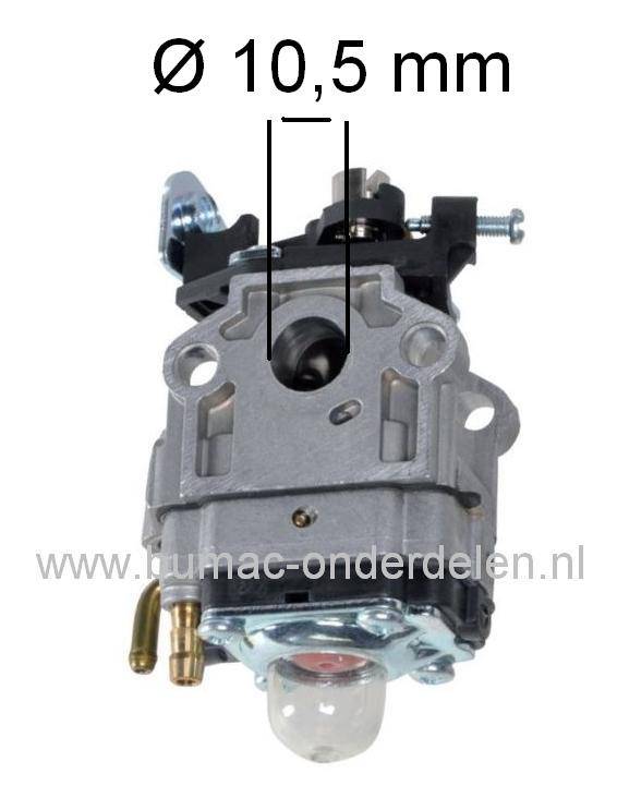 Carburateur voor Stiga - Castelgarden - Alpina - Mountfield - Mitsubishi - Stihl - Husqvarna - Dolmar - Makita - Hitachi - Echo - Jonsered - Partner - Zenoah - MTD - Wolf - OleoMac en Mcculloch Bosmaaier, Kettingzaag, Bladblazer, Heggenschaar, onderdeel