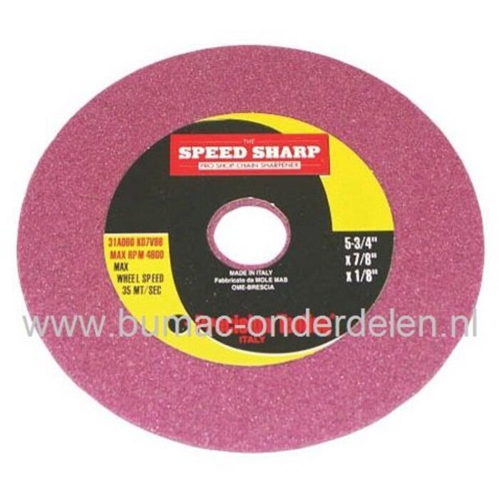 Slijpschijf 3,2 mm voor Kettingslijper met 145 mm Slijpsteen Diameter, Zaagketting Slijpmachine, Kettingzaag Slijpmacine, Slijpschijven