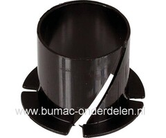 Kunststof Bus voor Vooras - Wielas - Fusee Zitmaaier van Husqvarna, Partner, Wizard, Jonsered, Lazer, YardPro, AYP Trekker LZ11577HRB, TC130, TC138, TC142, TC238, P200107HRB Tuintrekker