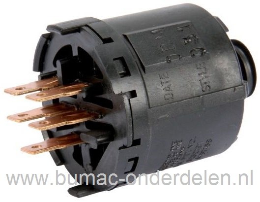 Contactslot voor Alko, Solo en Brill Zitmaaier T13-102 HDS - T13-85HD - T15-102 Marina - T17-102HD - T18-102HD - T18-102HDE - T20-102HD - T20-102HDE Masport - Classic T850R - Classic T1000HR, T16102HDE Powerline, Sleutelcontact, Contact Sloten