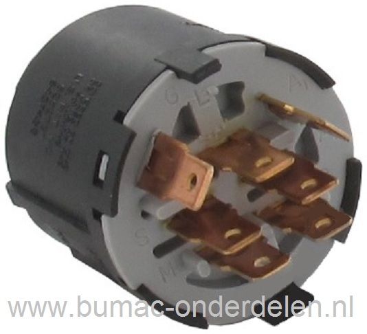 Contactslot voor Stiga Park 2000 - Villa 2001 - Primo, Castelgarden X1, Mountfield 1125M en Murray Zitmaaier - Frontmaaier