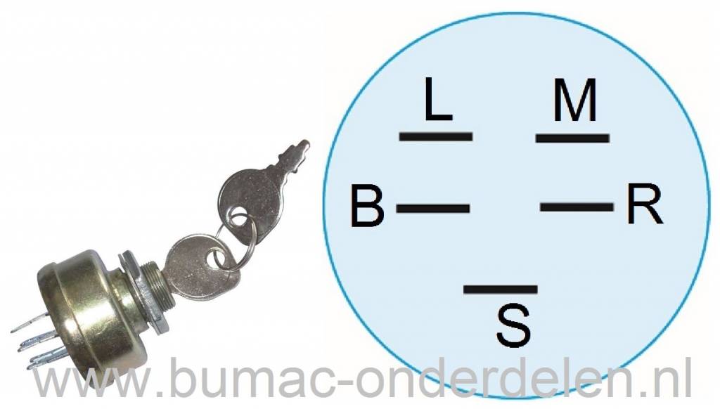 Contactslot voor Husqvarna, Jonsered, Roper, Partner. Mac Culloch, Wizard Zitmaaier en Frontmaaier Onderdeel AYP en Wizard en Roper