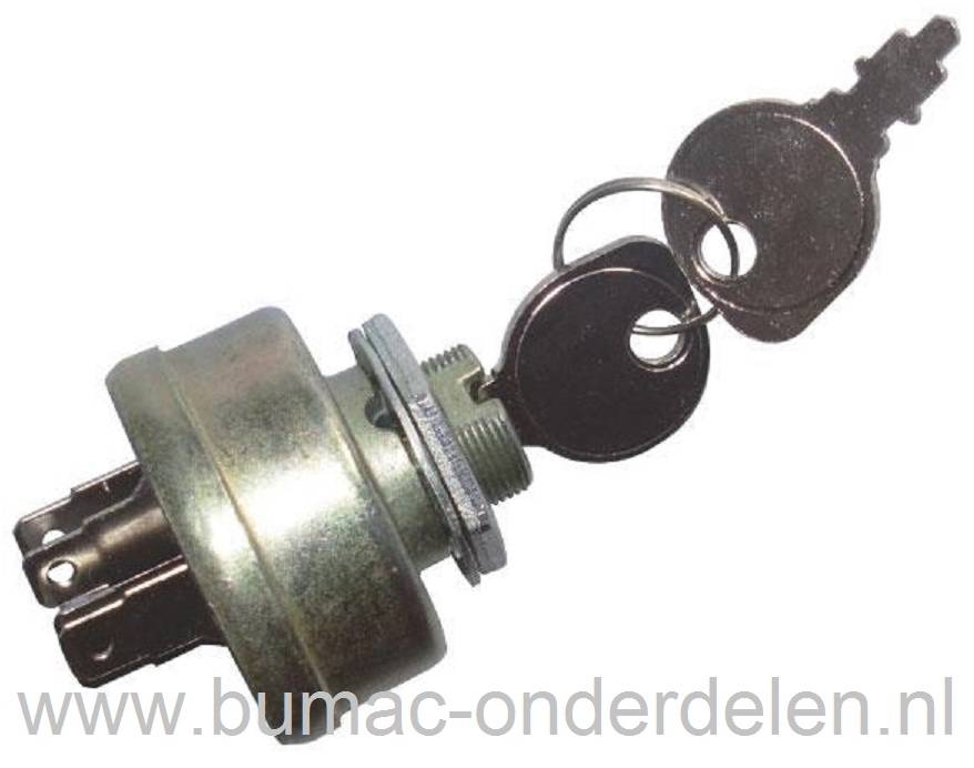 Contactslot voor Zitmaaier en Frontmaaier van Ariens, Gravely, John Deere, Toro, Jacobsen, Husqvarna, AYP, Turf Cat en Greensking, Sleutelcontact, Contactsloten voor Tuinmachines