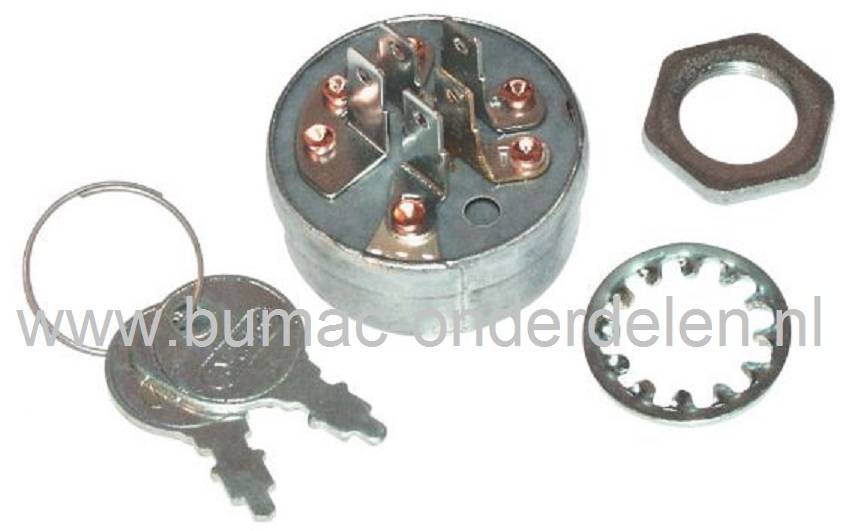 Contactslot voor John Deere, AYP, Husqvarna, Jonsered, Partner, McCulloch, Roper, Craftsman, Murray, Simplicity, Wizard en Lazer Zitmaaier, Husqvarna Rider 850 en 970 Frontmaaier, Jonsered FR2111M Frontmaaier, Sleutelcontact, Contactsloten, Contact Sloten