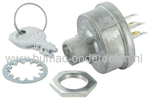 Contactslot voor B&S - Countax, Snapper en Westwood Zitmaaier - Frontmaaier - Tuintrekker - Zero Turn Maaier, Contactsloten, Sleutelcontacten, Contact Sloten voor Zitmaaiers