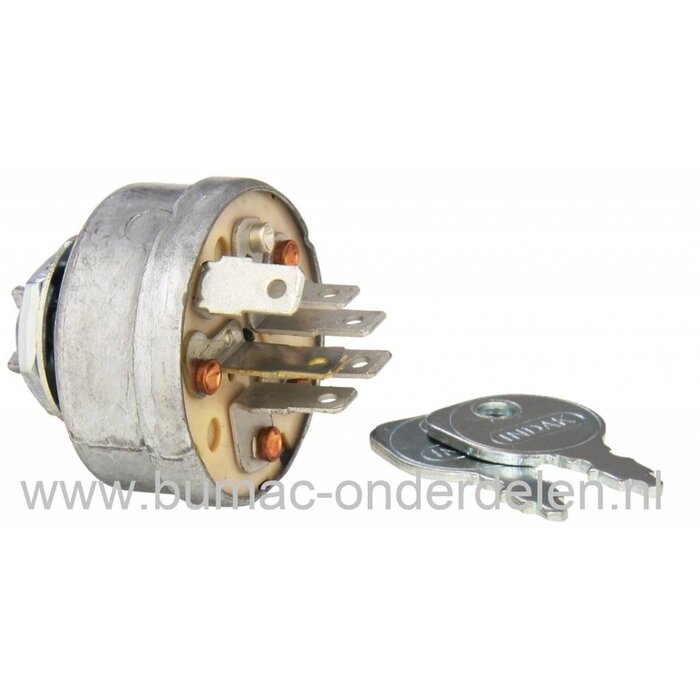 Contactslot voor John Deere Zitmaaiers 1-825, 430-678, 430-682, Contactsloten, Sleutelcontact, Contact Sloten voor Zitmaaiers - Frontmaaiers - Tuintrekkers, JohnDeere onderdeel