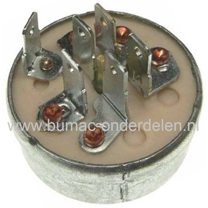 Contactslot voor Toro & Jacobsen Zitmaaiers, TORO Groundsmaster 3, 52, 62, 72, 172, 322, 325, 327, 400, 500, RM223D, 450D, 335D, 5100D, JACOBSEN LF3810, ST5111, Turfcat 72, Contactsloten voor Zitmaaiers - Tuintrekkers - Frontmaaiers, Sleutelcontact, onder