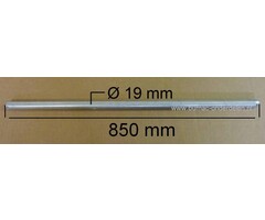 As voor Aanhanger 11-001 Wielas 250 Kg, As voor Aanhanger achter Zitmaaier - Frontmaaier - Quad - Tuintrekker