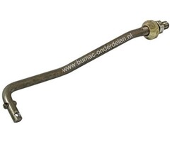 Stang Maaidekophanging Midden Links AYP, Craftsman, Husqvarna, Lazer, Jonserd, Partner, McCulloch, Wizard, Roper, Yardpro Zitmaaiers - Frontmaaiers - Tuintrekkers, Linker Buis voor Ophanging Maaidek, Linkse Ophangstang voor Maaidekken, onderdeel