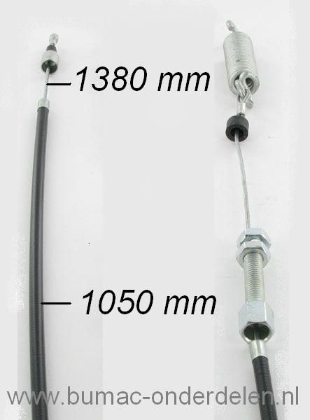 Koppelingskabel voor CastelGarden, kabel voor inschakeling Maaimessen bij Zitmaaiers en Frontmaaiers van Castel Garden - Stiga - Mountfield - Dino - Alpina