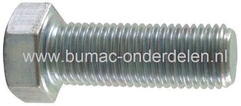Bout 7/16" UNF Rechtse Draad voor Husqvarna, Jonsered, Craftsman, AYP, Lazer, McCulloch, Partner, Wizard, Roper, Yardpro, Stiga, Castelgarden, Mountfield, Alpina Zitmaaiers - Frontmaaiers - Tuintrekkers, Mesbout voor Craftsman YT4000, TC142