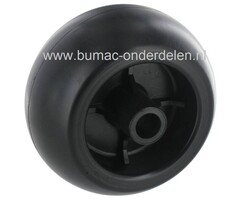 Maaidekwiel voor Zitmaaiers van Toro - Grashopper - Bunton - Kubota - Exmark - Lawnboy - Gilson - Yazoo, Steunwielen voor Maaidek van Zitmaaiers - Frontmaaiers - Tuintrekkers, Loopwiel, Loop, Steun Wielen, onderdeel