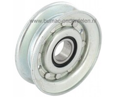 Spanpouly voor Castelgarden MP84 - PDC140 - XDC135HD - XDC140 - XDC140HD Zitmaaiers, Riemschijf voor Castel Garden, Sitga, Mountfield, Alpina, Span Poelie, Poely, Poulie