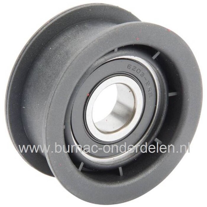 Spanpoelie CASTELGARDEN XE866 - XE966 - MJ66 - MJ66E - NR66 Zitmaaiers met 66 Cm Maaibreedte, Span Poelie Castel Garden, Stiga, Alpina, Mountfield Scooter, Skelter, Tuintrekker, Riemschijf, Pouly