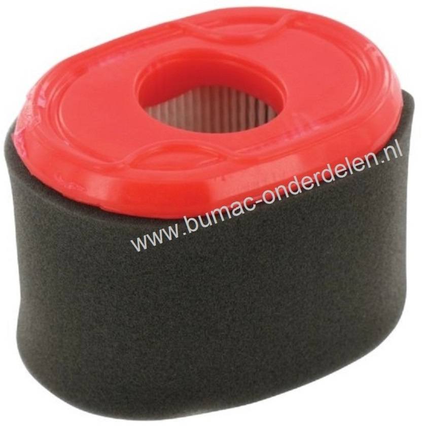 Luchtfilter Briggs and Stratton 550 Serie, 127 CC, 5,5 PK met een Horizontale Krukas op oa Morrison Kantensnijder, Aggregaat, Trilplaat, Generator, Waterpomp, Tuinfrees, Luchtfilters voor B&S Motoren
