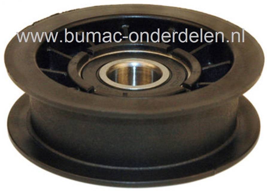 Spanpoelie voor Castelgarden - Stiga - Husqvarna - John Deere - Alpina - Dolmar - Makita - Honda - Mountfield - Murray - Solo Zitmaaiers, Poelie voor het spannen van de Rij V snaar