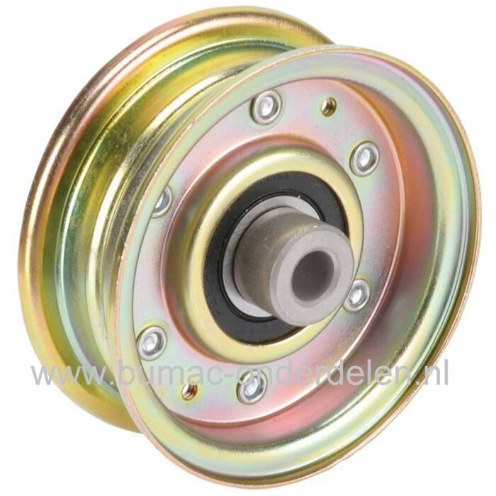 Spanpoelie MTD - Bolens - Cub Cadet - Wolf - White - Yardman, Zitmaaier - Frontmaaier - Tuintrekker, Poelie voor V snaar Rijden, Pouly, Riemschijf, 13AM783E678 - 13BT793G678 - 13AT783N678