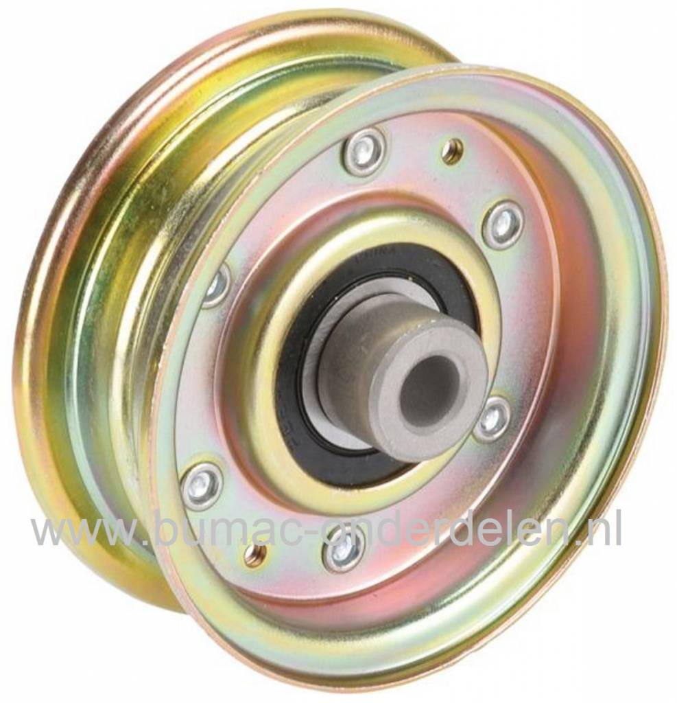 Spanpoelie MTD - Bolens - Cub Cadet - Wolf - White - Yardman, Zitmaaier - Frontmaaier - Tuintrekker, Poelie voor V snaar Rijden, Pouly, Riemschijf, 13AM783E678 - 13BT793G678 - 13AT783N678