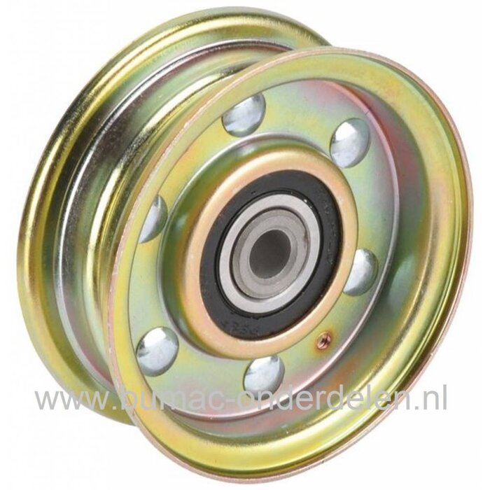 Spanpoelie MTD - Bolens - Cub Cadet - Wolf - White - Yardman, Zitmaaier - Frontmaaier - Tuintrekker, Poelie voor V snaar Rijden, Pouly, Riemschijf, 13AM783E678 - 13BT793G678 - 13AT783N678