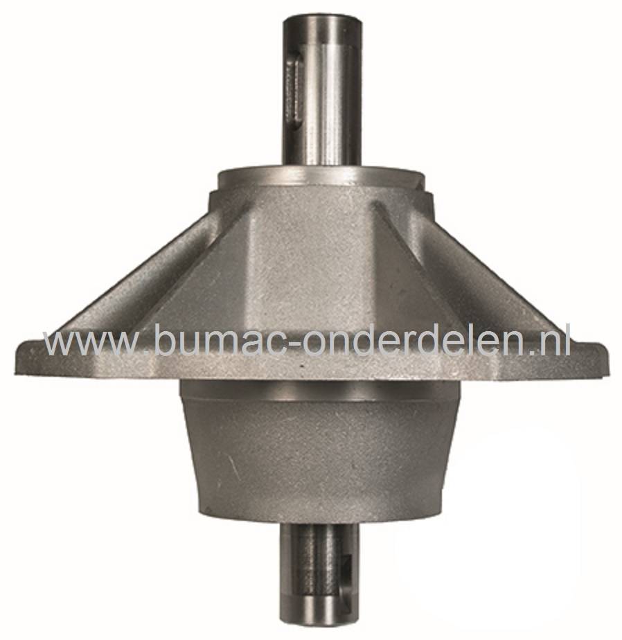 Mesas met Huis en Lagers Compleet Castelgarden NR66 - MJ66 Zitmaaiers, Houder voor Maaimessen van Castel Garden - Stiga - Alpina - Mountfield Zitmaaiers, Frontmaaiers, Tuintrekkers, Complete Meshouders met Huis en Lagers