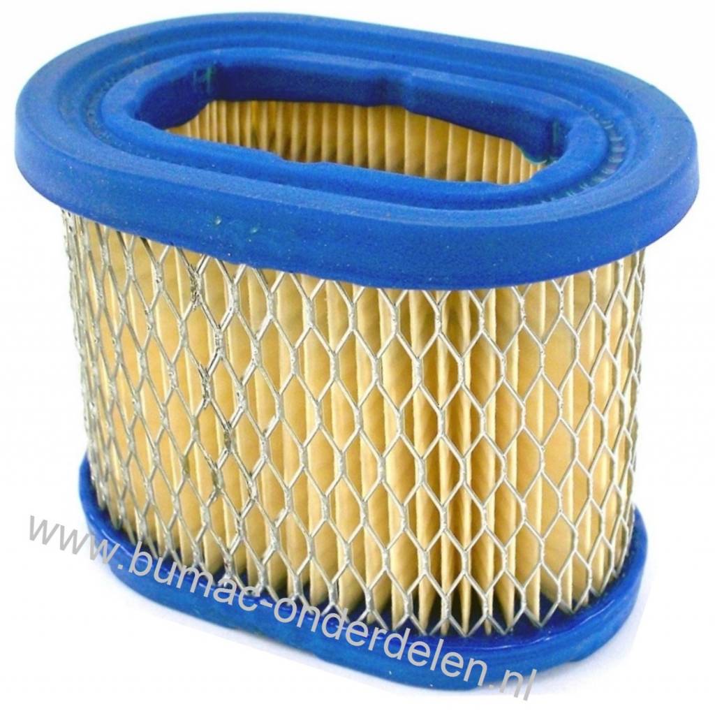 Luchtfilter voor Briggs & Stratton Quantum en Intek Pro Motoren met 5 - 5,5 - 6 - 6,5 PK op Gazonmaaiers, Benzinemaaiers, Cirkelmaaiers, Loopmaaiers, B&S Luchtfilters, B en S Filters