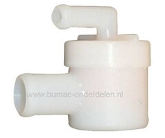 Benzinefilter Briggs and Stratton Vanguard V-Twin Motoren met Horizontale Krukas op Zitmaaiers - Waterpomp - Houtversnipperaar - Tuinfrees - Aggregaat - Generator - Kantensnijder - Kart, Brandstoffilter B&S, Briggs & Stratton Benzine Filters, B en S Brand