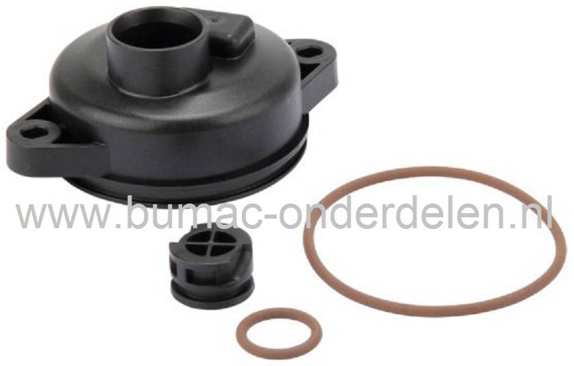 Vlotterkamer voor Briggs and Stratton Motoren op Grasmaaiers, Benzinemaaiers, Cirkelmaaiers, Loopmaaiers, B&S Vlotterbak met Pakkingen, Spirit