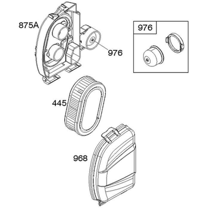 Carburateur voor Briggs and Stratton Motoren op Grasmaaiers, Cirkelmaaiers, Benzinemaaiers, Loopmaaiers, Vergasser B&S, Carburatoren voor B en S Motoren, Spirit, onderdeel