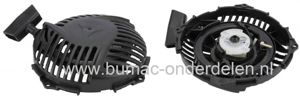 Handstarter voor Briggs and Stratton Motoren op Gazonmaaiers, Complete Hand Starters voor B&S oa 550 Serie, 140CC, Spirit, B en S Handstarters Compleet voor Grasmaaiers, Benzinemaaiers, Cirkelmaaiers, Loopmaaiers