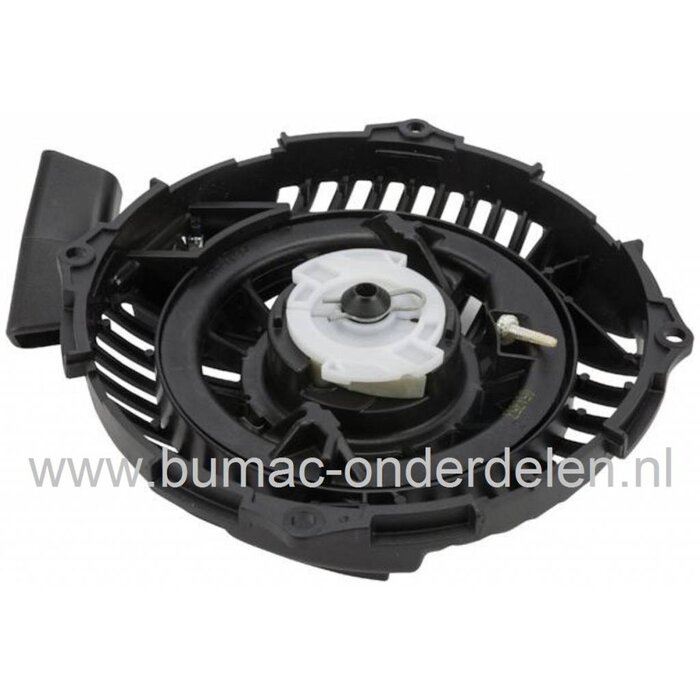 Handstarter voor Briggs and Stratton Motoren op Gazonmaaiers, Complete Hand Starters voor B&S oa 550 Serie, 140CC, Spirit, B en S Handstarters Compleet voor Grasmaaiers, Benzinemaaiers, Cirkelmaaiers, Loopmaaiers