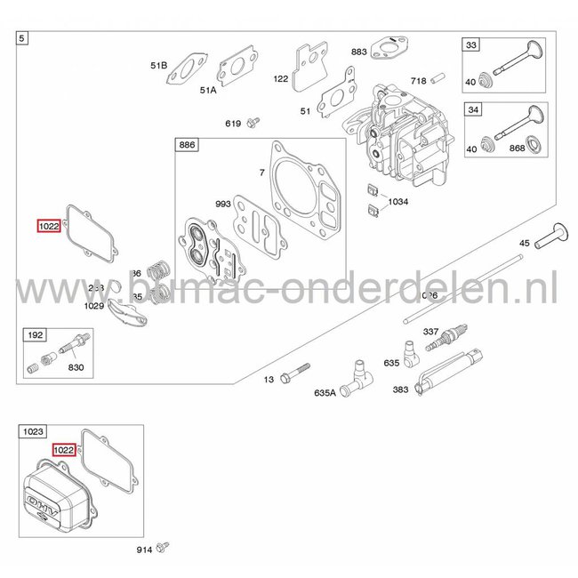 Klepdeksel pakking Yanmar YM1300 | Mini-Tractor onderdelen | Iseki