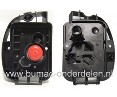 Luchtfilterplaat voor Briggs & Stratton Spirit Motor 450 Serie op Grasmachine Grasmaaier Gazonmaaier Luchtfilterhuis met Primer, 08P502, onderdeel
