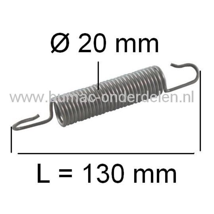 Stiga Primo, CastelGarden X1 en Mountfield 1125M, Veer voor het Spannen van de V-snaar bij Frontmaaiers met een Maaibreedte van 78 Cm, Mulch, Veer voor Spanpoelie, Castel Garden