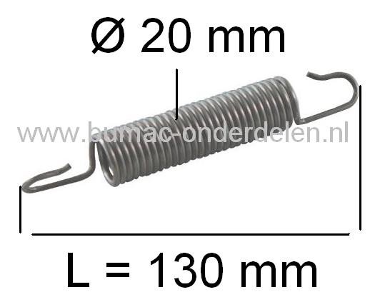 Stiga Primo, CastelGarden X1 en Mountfield 1125M, Veer voor het Spannen van de V-snaar bij Frontmaaiers met een Maaibreedte van 78 Cm, Mulch, Veer voor Spanpoelie, Castel Garden