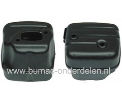 Uitlaat voor Husqvarna 340 - 345 - 346XP - 350, Jonsered 2141 - 2145 - 2149 Kettingzaag, Motorzaag, Knaldemper voor Husqvarna - Jonsered - Partner - McCulloch Kettingzagen, Motorzagen, Uitlaatdelen voor 2-takt Machines