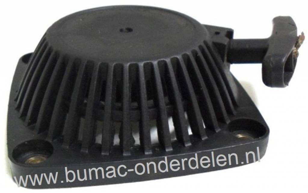 Handstarter Honda GX22 en GX31 Motoren met Horizontale Krukas op Bosmaaiers - Strimmers - Aggregaat - Generator - Kooimaaier, Honda Repeteerstarters, Hand Starters Compleet voor Honda Motoren