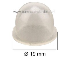 Primer - Balg voor Walbro Carburateur op Kettingzaag, Bosmaaier, Bladblazer, Heggenschaar Benzinepomp, Benzine opvoer Pomp Stihl, Alko, Echo, Jonsered, Husqvarna, McCulloch, Stiga, Castelgarden, Honda, Viking, Oleo Mac, Partner, Dolmar, Makita, Hitachi ,