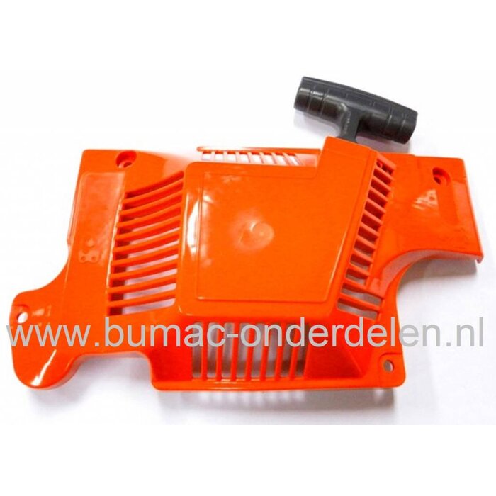 Starter voor Husqvarna 51 en 55 Kettingzaag, Handstarter Compleet voor Husqvarna - Jonsered - Partner - McCulloch Motorzagen - Kettingzagen, Complete Hand Starters voor Motorzaag - Kettingzaag Rancher 51, 51EPA, Rancher 55, onderdeel