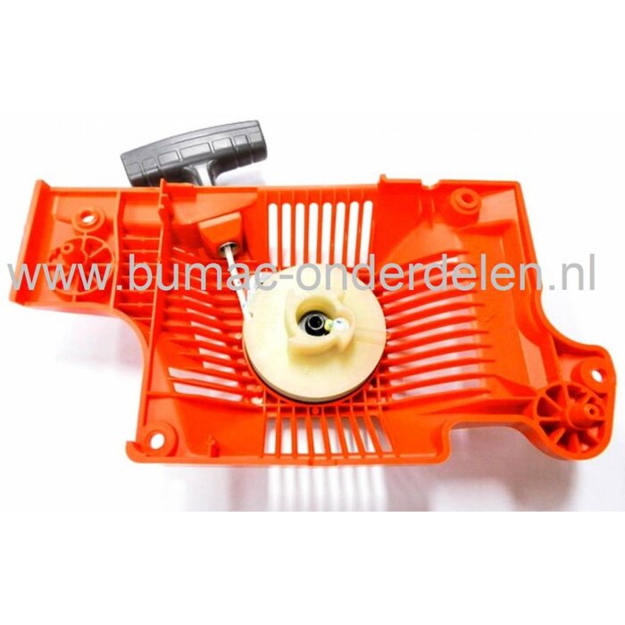Starter voor Husqvarna 51 en 55 Kettingzaag, Handstarter Compleet voor Husqvarna - Jonsered - Partner - McCulloch Motorzagen - Kettingzagen, Complete Hand Starters voor Motorzaag - Kettingzaag Rancher 51, 51EPA, Rancher 55, onderdeel