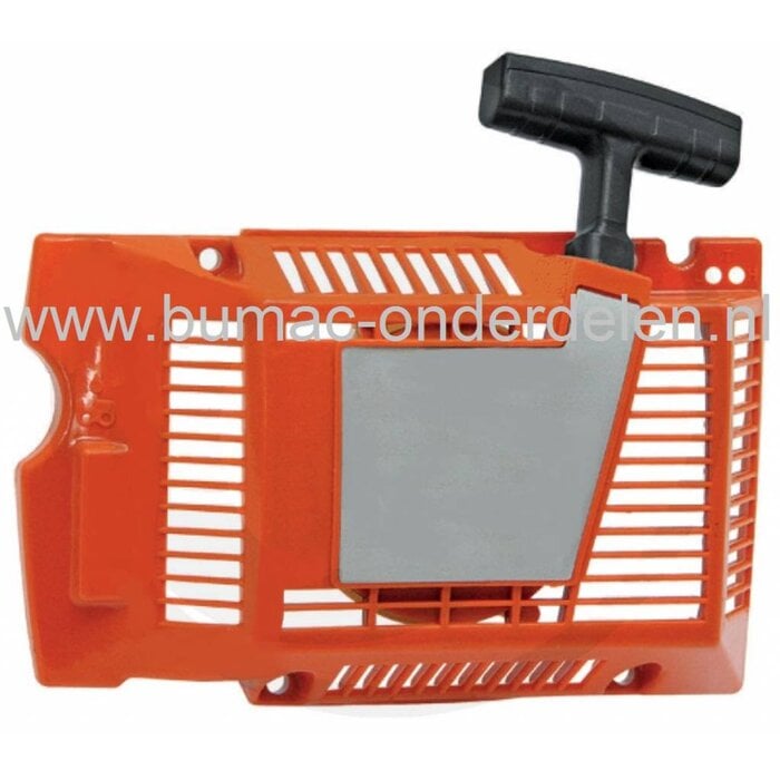 Handstarter voor Husqvarna 61 - 66 - 266 - 268 - 282 - 268K - 272K Kettingzagen, Motorslijpers Hand Starters Compleet voor Kettingzaag - Motorzaag van Husqvarna, Jonsered, Partner, McCulloch, Repeteerstarters, Repeteer Starters voor Kettingzagen, Motorzag