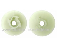 Startpoelie voor Husqvarna 50, 51 en 55 Kettingzaag, Koordrolpoelie, Starter Koord Poelie voor Jonsered - Partner - McCulloch Kettingzagen, Motorzagen, Starterkoord Pouly, Koordrollen voor Motorzaag, Kettingzaag  Rancher 50, 51, 51EPA, Rancher 55