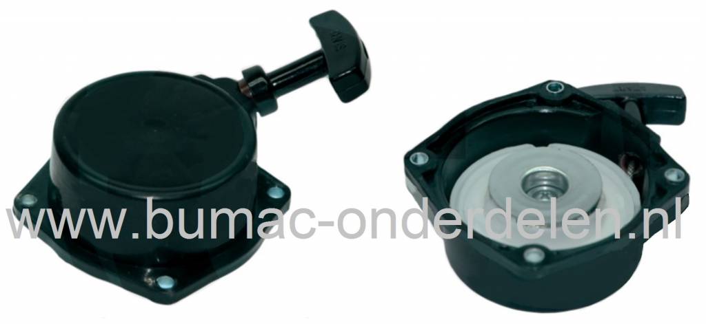Starter Compleet voor Kawasaki TD40 en TD48 Bosmaaiers, Complete Handstarters voor Strimmers - Bermmaaiers van Kawasaki, Hand Starters, Repeteerstarters, Repeteer Starters Kawasaki onderdeel